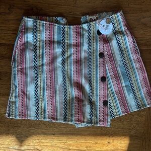 En Crème tribal skort